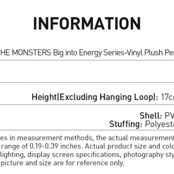 NEW SEALED Auth PopMart Labubu The Monsters Big Into Energy Vinyl Plush Pendant - Picture 6 of 11